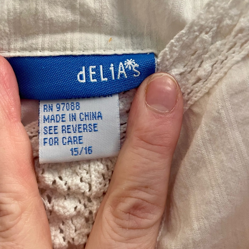 dELiA*s Ivory Lace Detail Dress - Picture 3 of 6